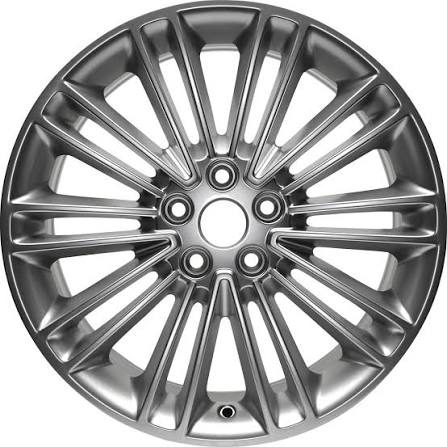 Jante Wheel, Aluminum, Silver, 17 in. x 7.5 in